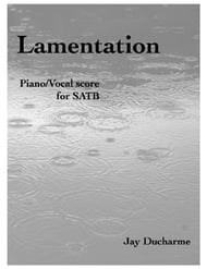 Lamentation SATB choral sheet music cover Thumbnail